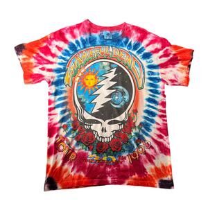 Vintage 1995 Grateful Dead Summer Tour Tie Dye Shirt Men's Large Single Stitch